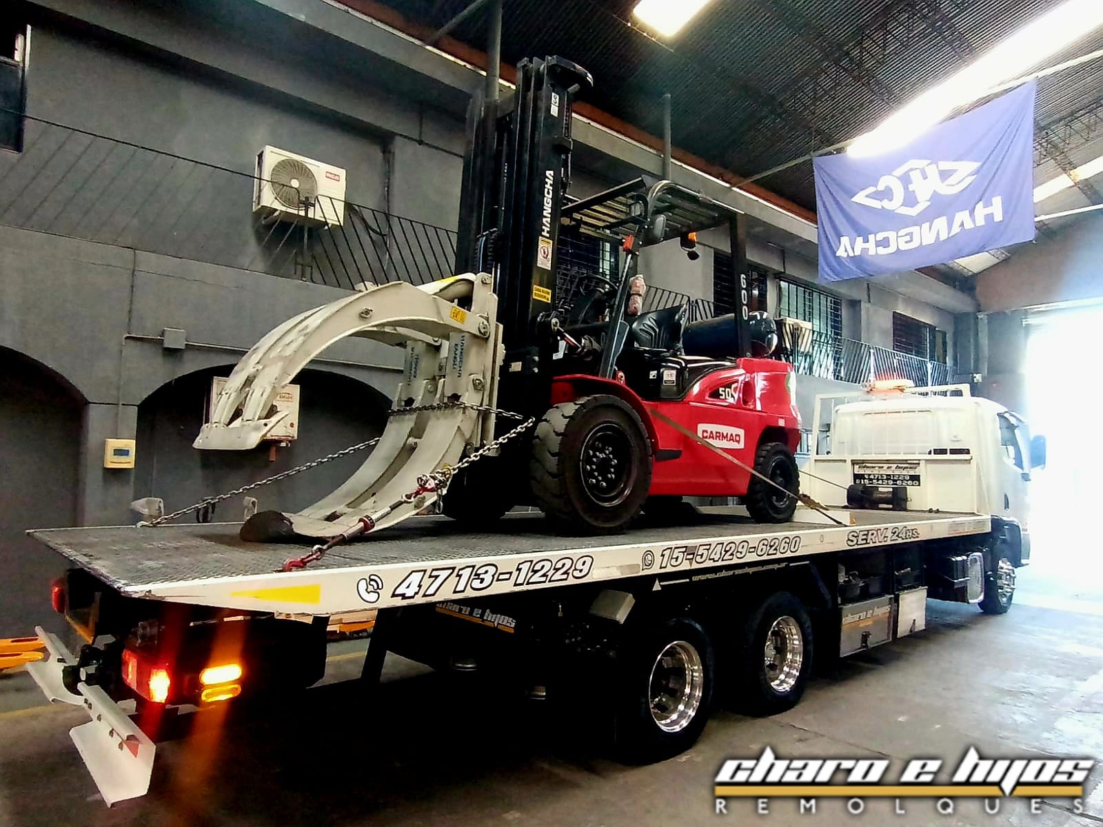 Translado de Autoelevadores 5